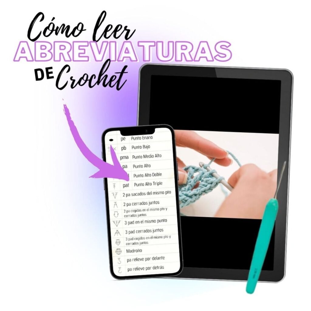 bono leer abrevaciones de crochet