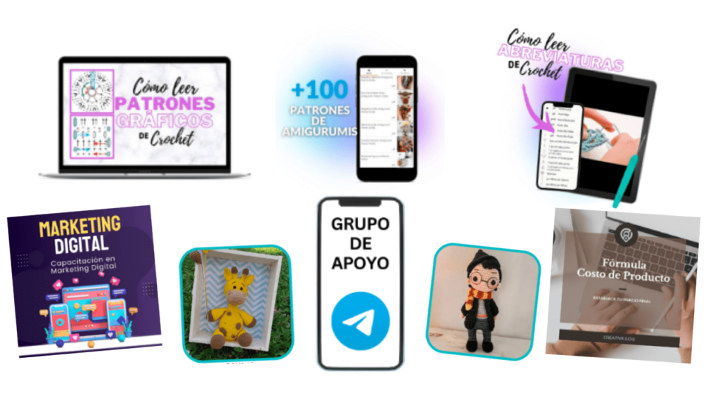 bonos curso amigurumi crochet